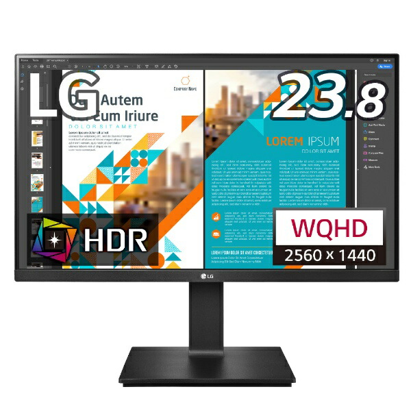 最高の Lg Wqhd 2560 1440 24qp500 B ディスプレイ ディスプレイ Labelians Fr