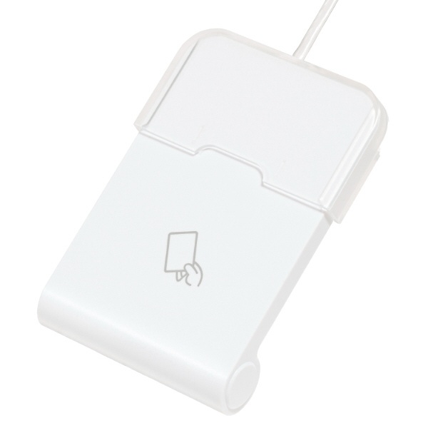 I-O DATA｜アイ・オー・データ 非接触型ICカードリーダーライター USB-A接続 カードホルダー付(Mac/Windows11対応) USB-NFC4S [マイナンバーカード対応]画像