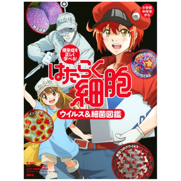 講談社｜KODANSHA 感染症を正しく学べる！ はたらく細胞 ウイルス＆細菌図鑑画像