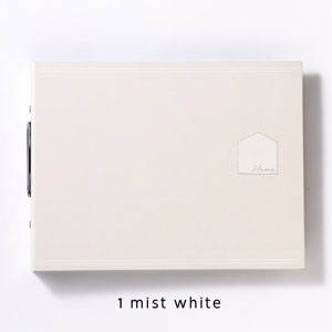 いろは出版｜IROHA PUBLISHING バインダーアルバム Home(M) スターターセット mist white バインダーアルバム Home(M) スターターセット mist white [ポケットアルバム用]画像