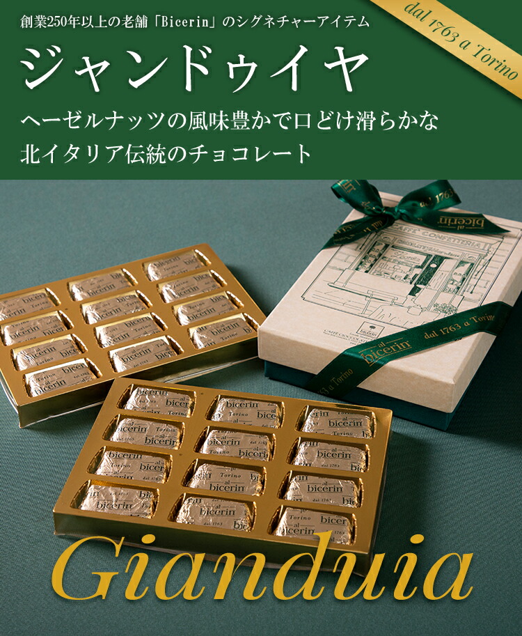 ビチェリン ビスケット ポストカードボックス ジャンドゥイヤ 24個入り チョコレート ビジネス手土産にぴったりな人気の高級スイーツ おもたせ おもたせ ギフト クッキー 個包装 ジャンドゥーヤ 高島屋店でも取扱い ホワイトデーにも Bicerin ビチェリン 店創業250年