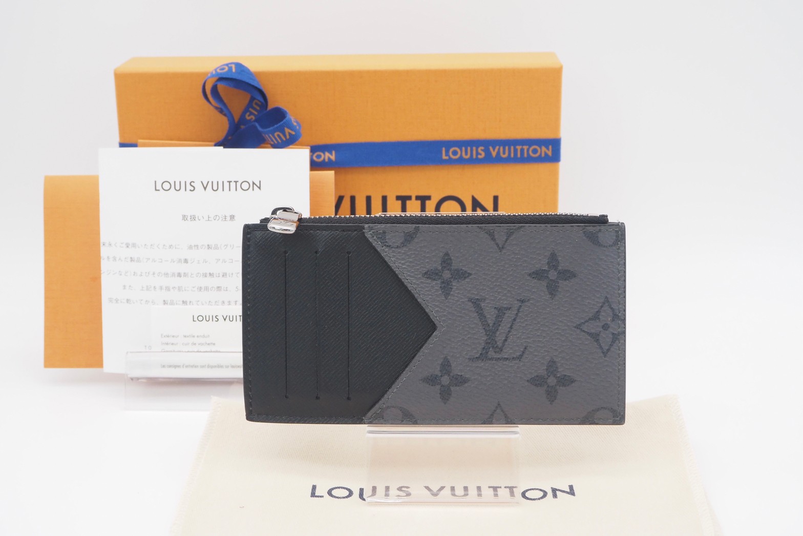 Louis Vuitton ECLIPSE Coin Card Holder Review & Unboxing (Monogram Taiga  Wallet - Virgil Abloh) 