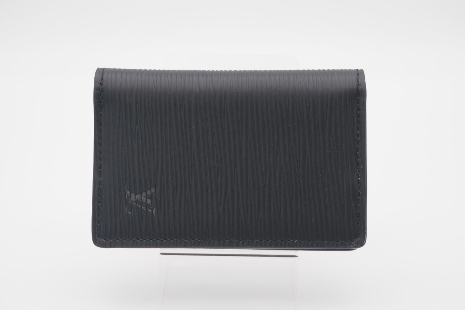 ☆安心の3大保証☆ Aランク ≪LOUIS VUITTON ルイ ヴィトン 二つ折りカードケース≫ M80768 エピ モノグラム エクリプス オーガナイザー ドゥ ポッシュブラック ブルー 極美品 送料無料