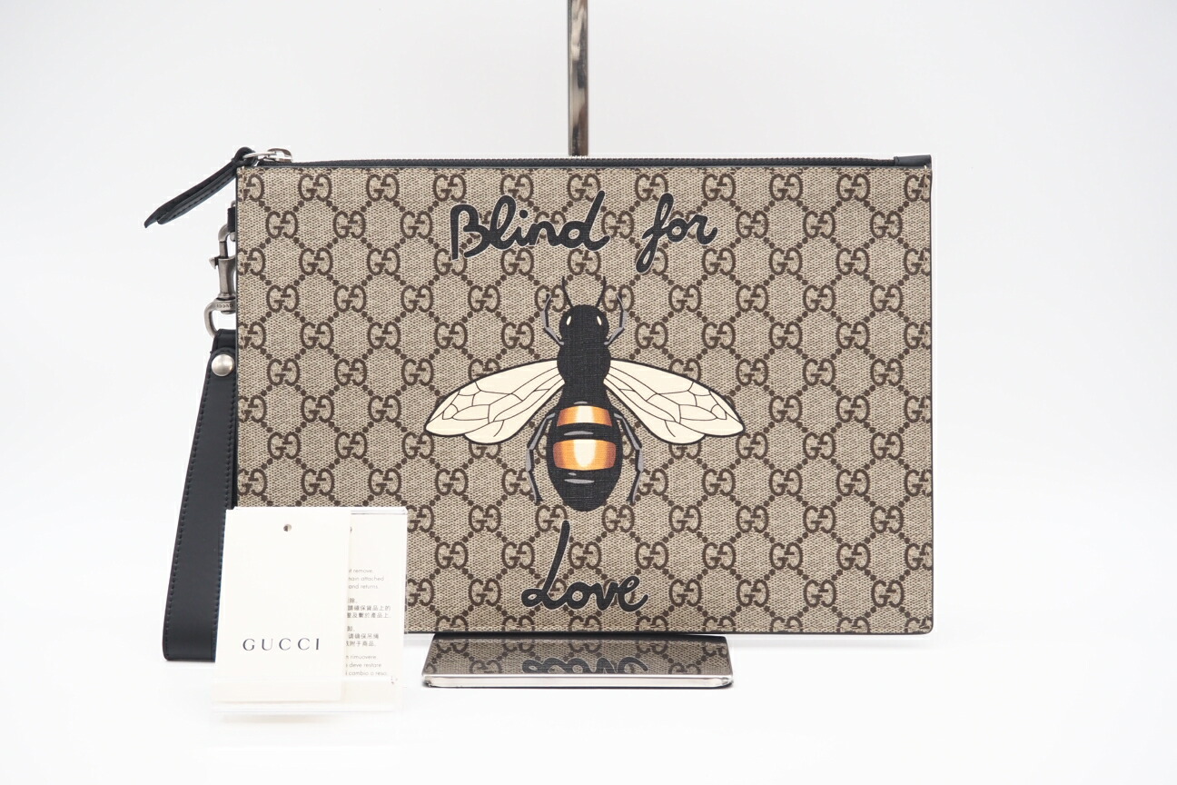 GUCCI クラッチバック（ストラップ付き） グッチ(GUCCI)グッチ GGスプリーム セカンドバッグ クラッチ