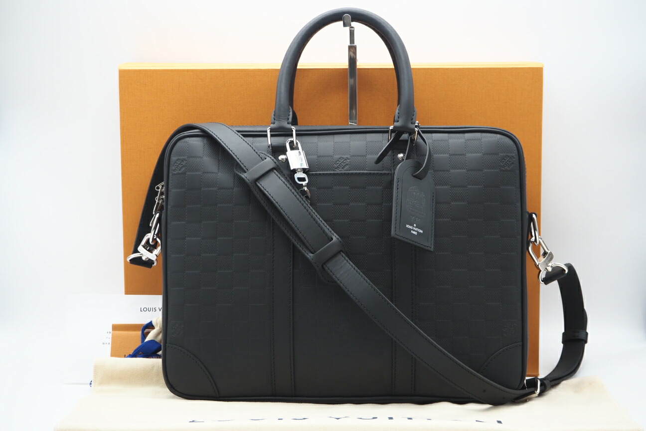 ルイヴィトン　ポルトドキュマン ヴォワヤージュ　ダミエアンフィニ　ビジネスバッグ 楽天市場】ルイ・ヴィトン LOUIS VUITTON ポルト ドキュマン