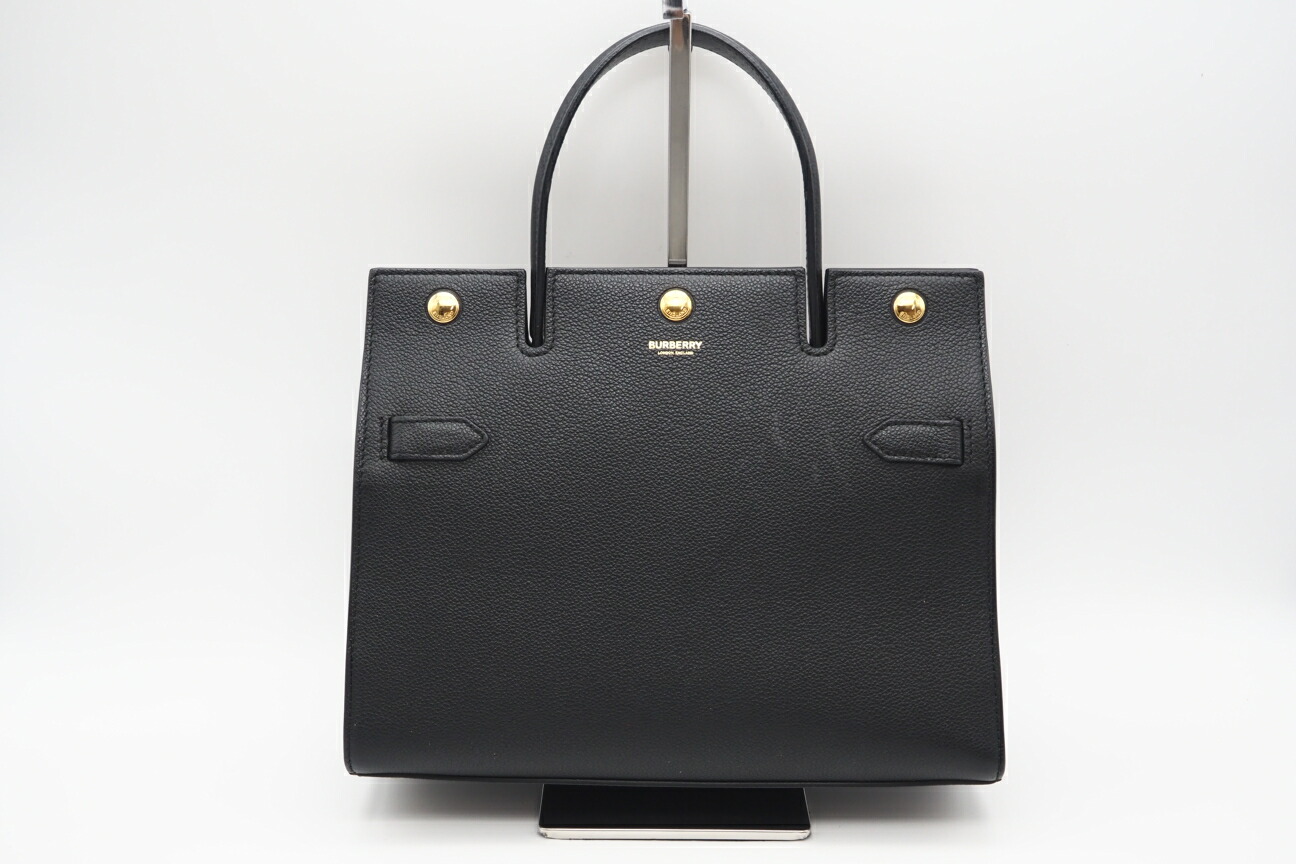 楽天市場】【バッグ】BURBERRY バーバリー ハンドバッグ サフィアーノ