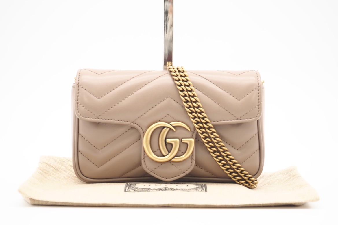 楽天市場】グッチ 476488 キルティング レザー スーパーミニ