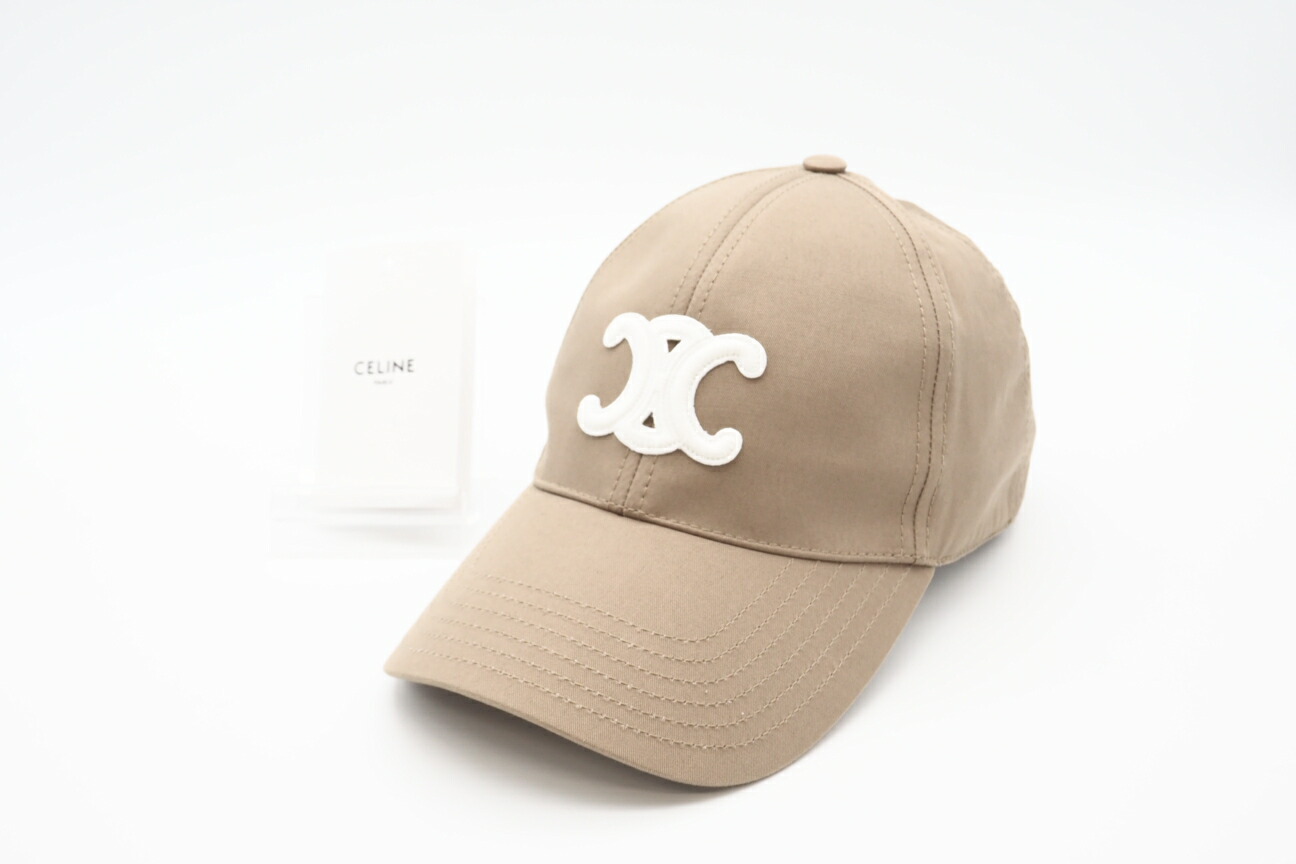 Celine トリオンフ　キャップ　マロングラッセ　美品 Celine トリオンフ キャップ マロングラッセ 美品 セリーヌ