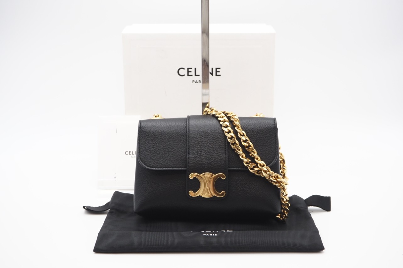 美品 CELINE ショルダーバッグ キャンバス 楽天市場】セリーヌ CELINE ショルダーバッグ ティーン トリオンフ