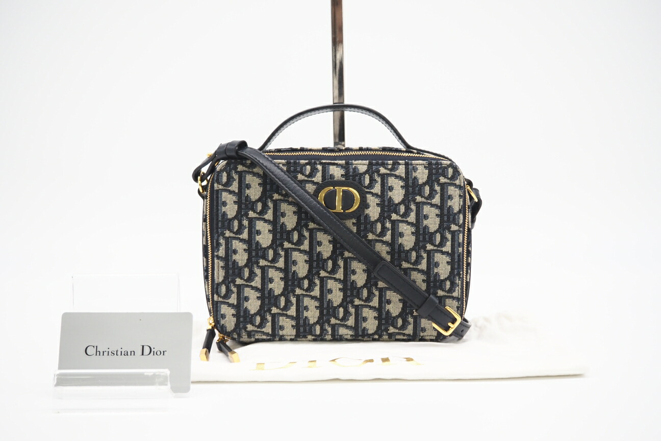 ★3日以内返品可★ 美品 Christian Louboutin クリスチャンルブタン 帆布 OBLIQUE 30 モンテーニュ ショルダーバッグ S2141UTZQ 2wayショルダーバッグ 米国海軍 帆布 レディース【中古】