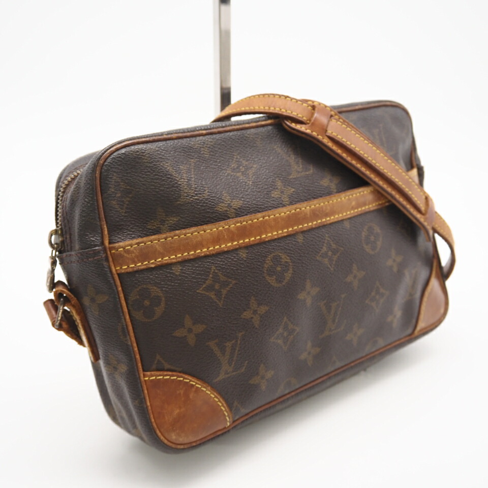 ★3日以内返品可★ LOUIS VUITTON ルイ・ヴィトン モノグラム トロカデロPM M51274 ショルダーバッグ ブラウン コーティングキャンバス レディース【中古】