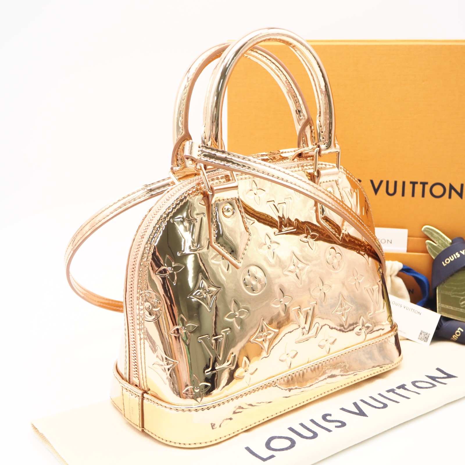 ★3日以内返品可★ 未使用 LOUIS VUITTON ルイ・ヴィトン モノグラム アルマBB キュイーブル M27037 2wayハンドバッグ ブロンズ コーテッドキャンバス レディース【中古】｜リユースショップ BICLOCK
