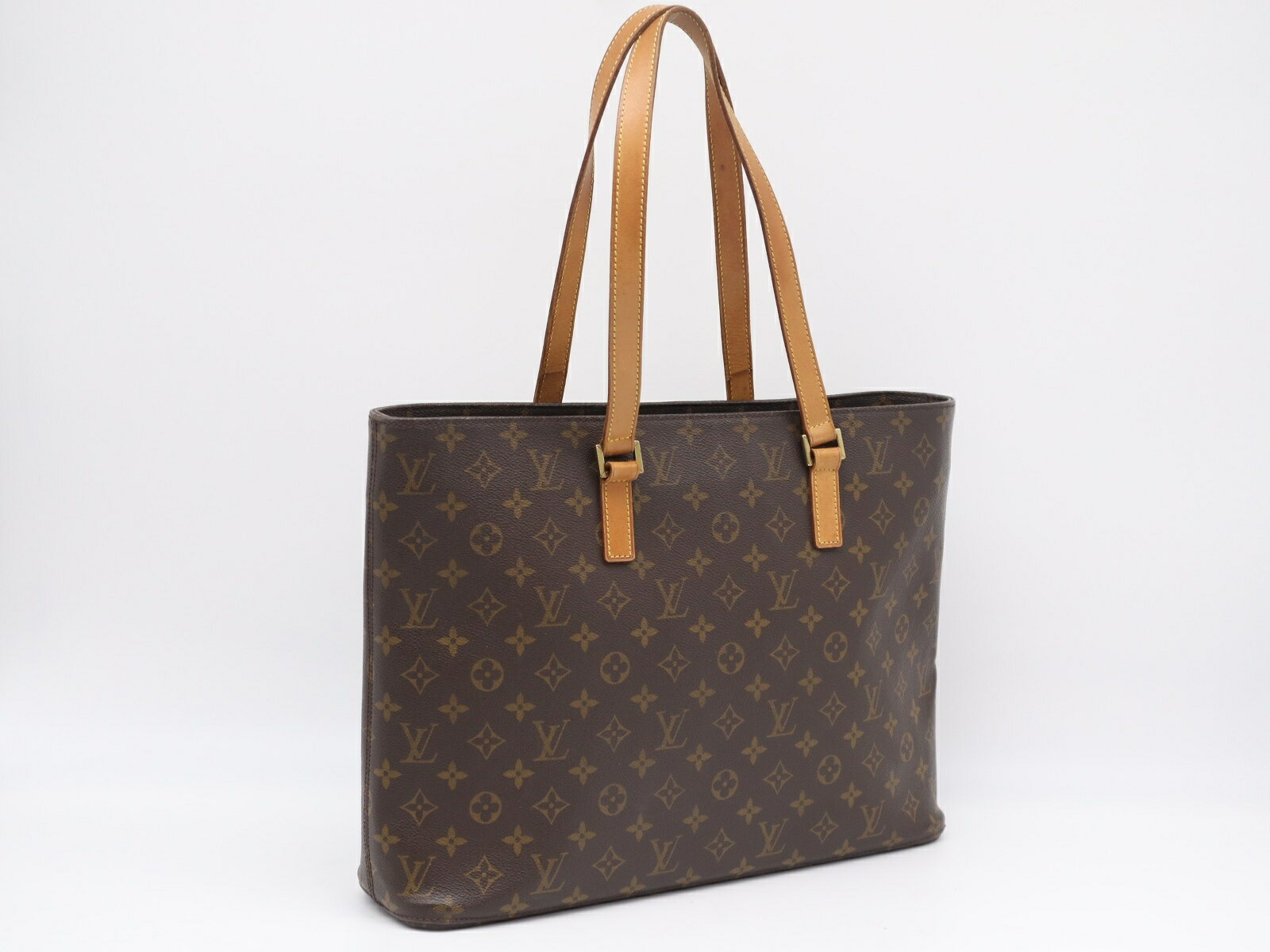 ★3日以内返品可★ LOUIS VUITTON ルイ・ヴィトン モノグラム キャンバス ルコ M51155 ハンドバッグ ブラウン コーティングキャンバス レザー レディース【中古】｜リユースショップ BICLOCK