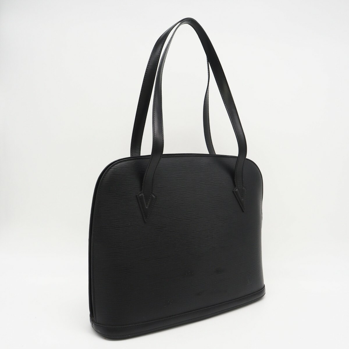★3日以内返品可★ LOUIS VUITTON ルイ・ヴィトン エピ リュサック ノワール M52272 ハンドバッグ ブラック コーティングキャンバス レザー メンズ【中古】