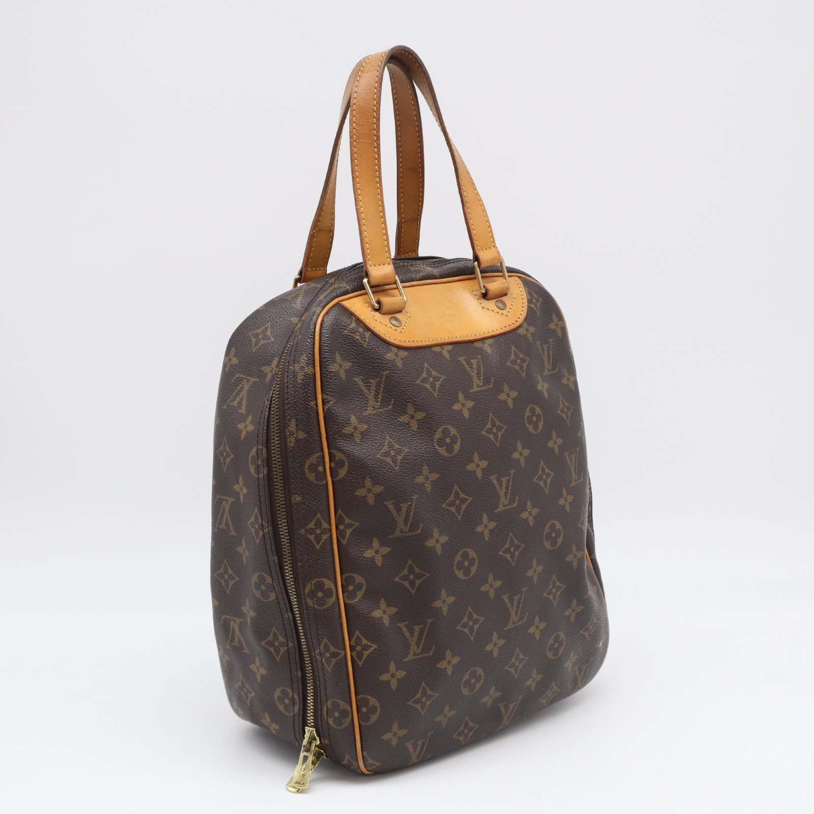 ★3日以内返品可★ LOUIS VUITTON ルイ・ヴィトン モノグラム エクスキュルシオン M41450 ハンドバッグ ブラウン ベージュ コーティングキャンバス レザー レディース【中古】｜リユースショップ BICLOCK
