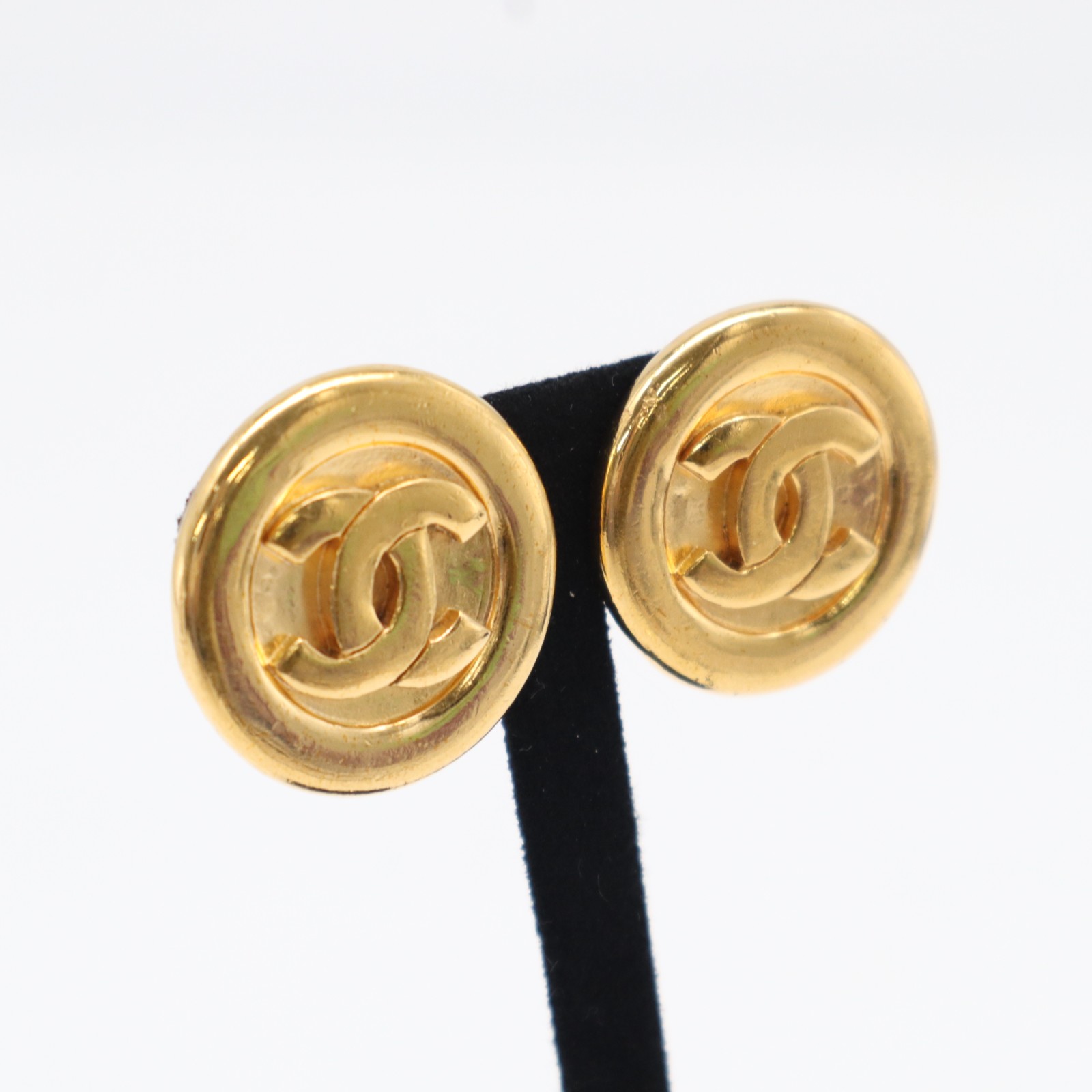★3日以内返品可★ CHANEL シャネル ココマーク ラウンドサークル イヤリング GP - イヤリング ゴールド GP レディース【中古】|リユースショップ BICLOCK