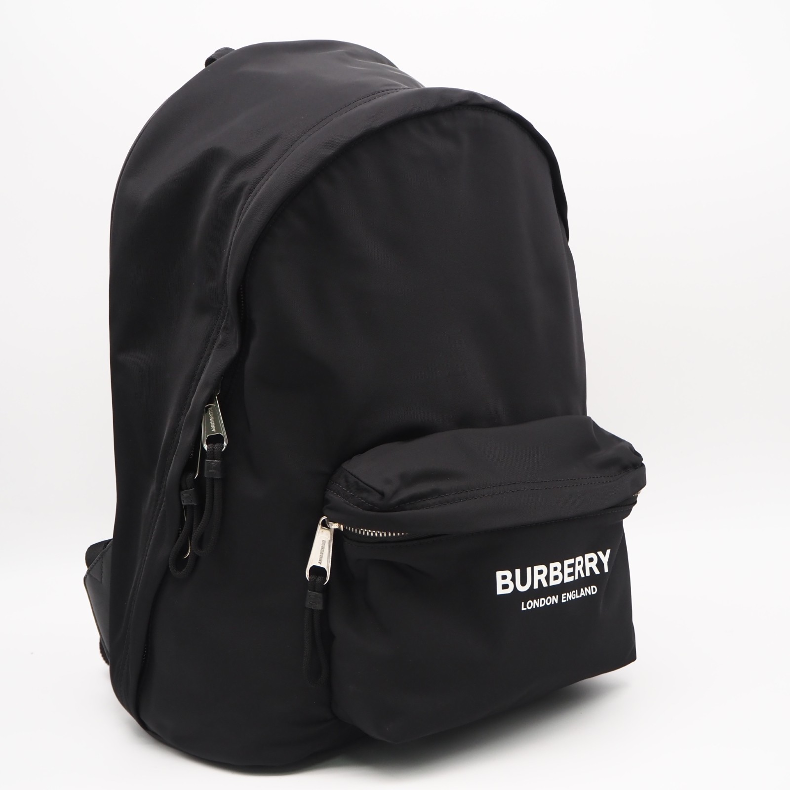 ★3日以内返品可★ 美品 BURBERRY バーバリー ナイロン ジェット機 うしろ側容器に並べる 8021084 背嚢・デイパック 黒いこと ナイロン メンズ【中古】