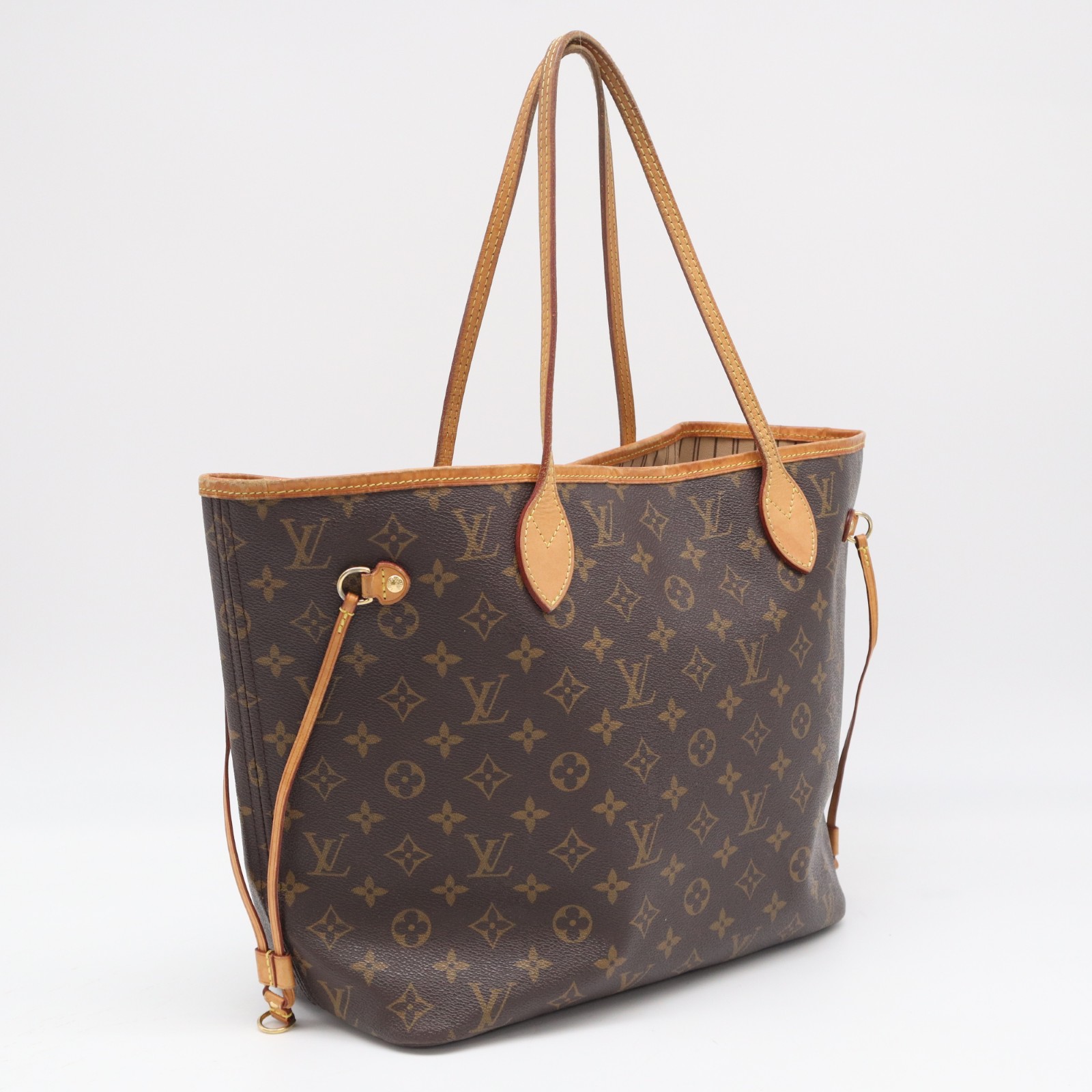 ★3日以内返品可★ LOUIS VUITTON ルイ・ヴィトン モノグラム ネヴァーフルMM M40995 ハンドバッグ ブラウン ベージュ コーティングキャンバス レザー レディース【中古】｜リユースショップ BICLOCK 59,741円