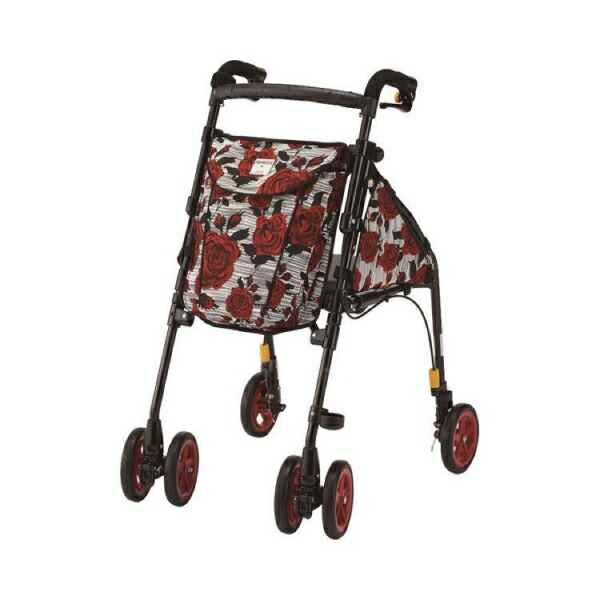 ウィズワン シルバーカー 【4/4～4/10限定 500円OFFクーポン】 ローズ ピウプレスト マム SG 日本製 歩行補助 軽量 おしゃれ 福祉 介護 サポートカー 折りたたみ