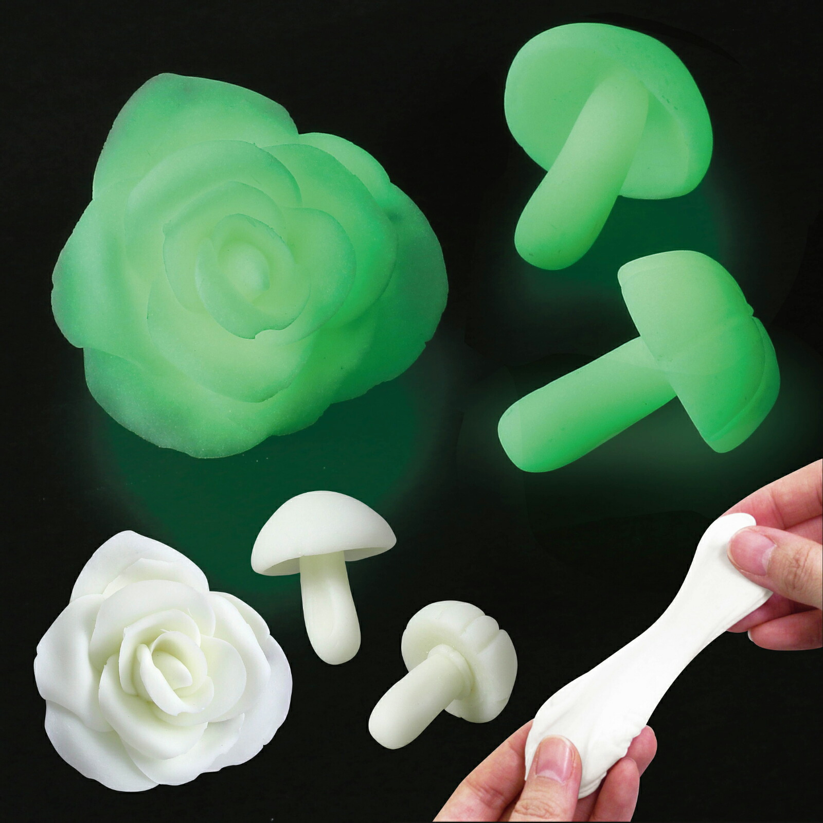 楽天市場】蓄光ねんど抗ｳｲﾙｽ25g 粘土 工作 図工 画材 美術 手作り 子供