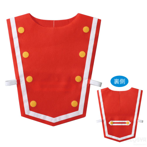 楽天市場】マーチングバンド用衣装 赤 1枚 / オーバーレイ 運動会 体育