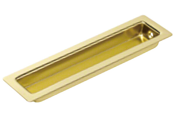 20個入 BEST(ベスト) No.817 フラット引手 ゴールド 110mm (コード817-110-2)|ビドーパル店