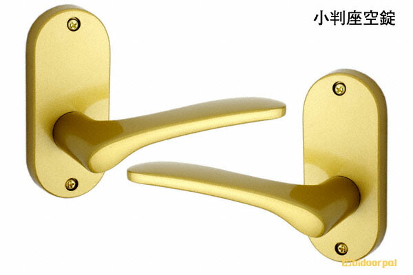 20セット入 川口技研 GIKEN Jレバー No.20 塗装サテンゴールド 小判座空錠 (BS50) JL-20-1K-TSG-50