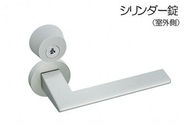 Shibutani(シブタニ) 生き肝 No.44 丸座 SL(しろがね色ペンキ塗り) 円柱錠 (BS50) ILS44C-1SL 【製造会社直送商いもの】