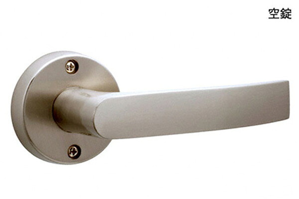20セット入 日中製作所 ギアレバー(GIA LEVER 32A) サテンニッケル 空錠 (BS60mm) GIA 32A-O-NI-60
