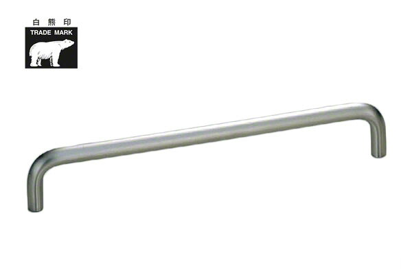 【20本入】 シロクマ HL-10 ステン10φ丸棒ハンドル ヘアーライン 120mm(ピッチ97)|ビドーパル店