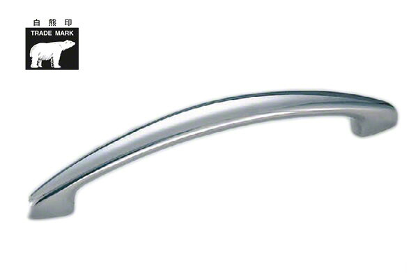 【10本入】 シロクマ HL-15 ステンクラブハンドル 鏡面磨 224mm(ピッチ224)|ビドーパル店