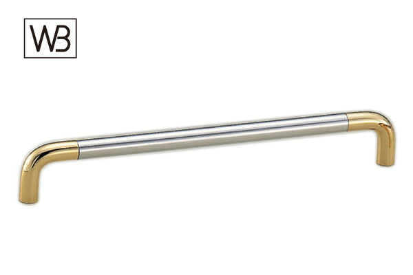 【10本入】 シロクマ HB-80 サンデーハンドル 鏡面・純金 200mm(ピッチ200)