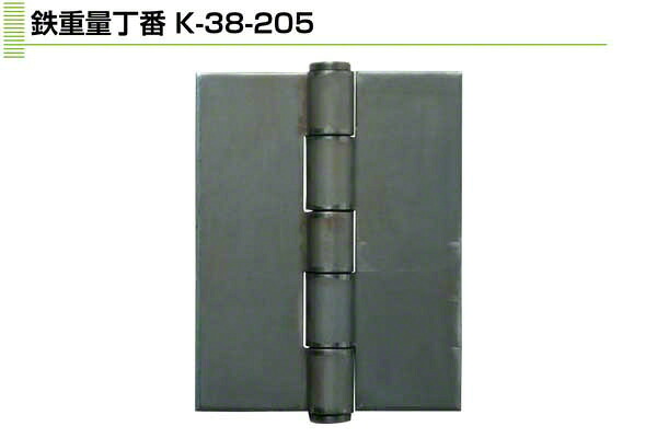 2枚入 Plus/check/Dial PLUS 鉄掛け目丁番 205粍 (K-38-205)