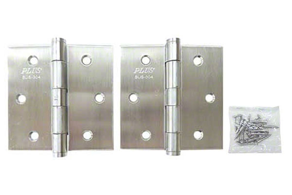 20枚入 Plus/check/Dial PLUS 義星丁番 ヘアーライン 2.0×76×76 (ST-13 HL)