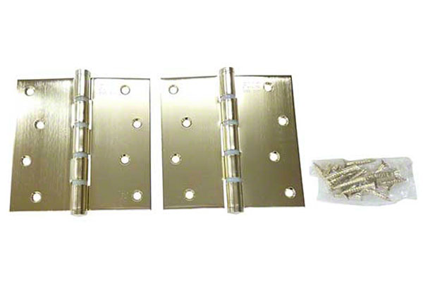 20枚入 Plus/check/Dial check ステンレス義星丁番(ナイロンリング入) 金色 2.0×102×102 (STR-9N 金色)|ビドーパル店