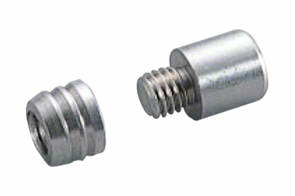 【楽天市場】スリーナイン島野 ステンレス ダボ棚受 磨き 12mm 19号・12×9mm・女 (100個入) (c16340)：ビドーパル楽天市場店