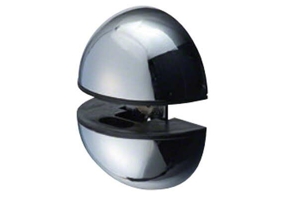 【10個入】 シロクマ TG-8 棚グリップJ形 クローム Sサイズ (対応棚板厚2-18mm)|ビドーパル店