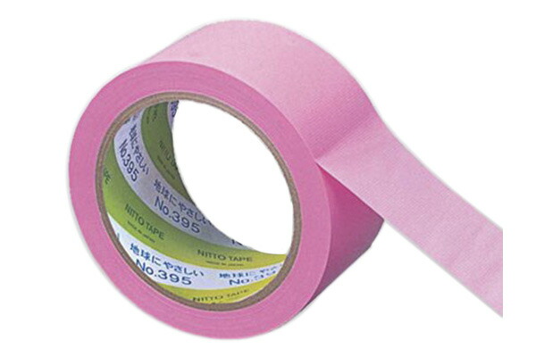 48巻入 NITTO DENKO(日東電工) ニットー No.395N 麻息休め磁気テープ さくら色 38mm×50m