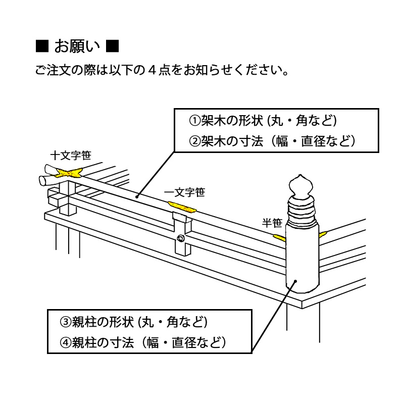 BIDOOR(ビドー)EC-83笹金物十字形青銅色焼付塗装55号