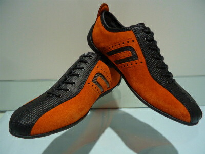 Negroni ネグローニ Idea Corsa 注文パターン スエードクロス殻 ドライビングシューズ 橙色 24 0 27 0 号 日本製 より取る店鋪 Restaurant Valentino De