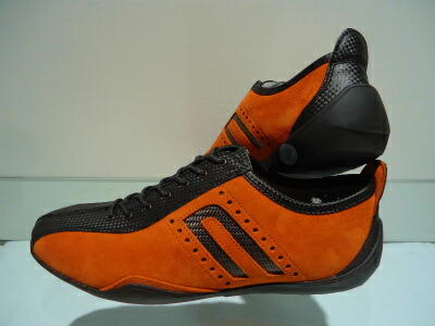 Negroni ネグローニ Idea Corsa 注文パターン スエードクロス殻 ドライビングシューズ 橙色 24 0 27 0 号 日本製 より取る店鋪 Restaurant Valentino De