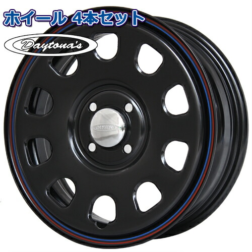 楽天市場】ホイール4本セット デイトナ DAYTONA'S G2 ブラック