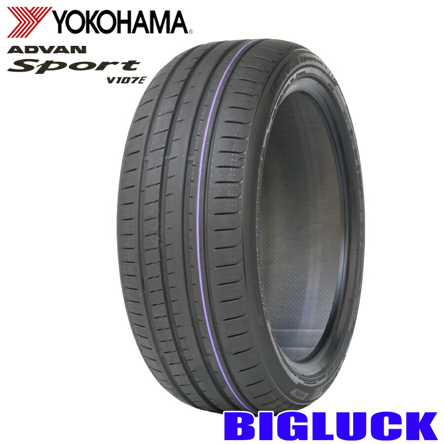 【タイヤ交換可能】245/45R18 100Y XL YOKOHAMA ADVAN SPORT V107E ヨコハマ アドバン スポーツ 23年製 新品 サマータイヤ 1本価格
