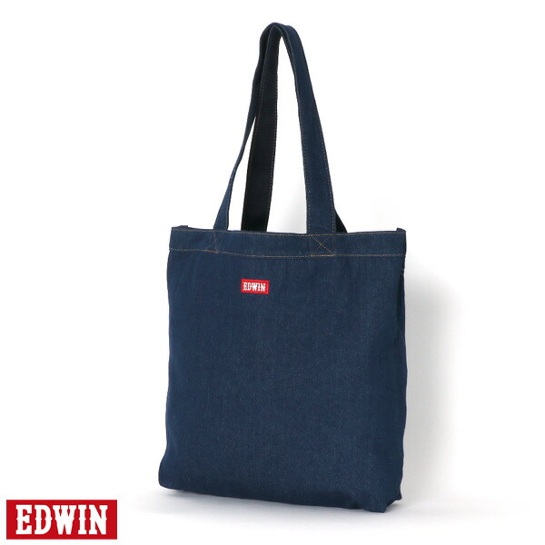 トートバッグ メンズ 大きめ Edwin エドウィン デニム トート バッグ 鞄 カバン 綿 男女兼用 通勤 通学 学生 おしゃれ カジュアル シンプル プレゼント オシャレ 大人 春 夏 秋 冬 Sale 91 Off