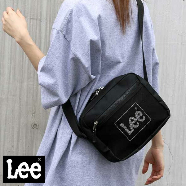 ショルダーバッグ Lee メンズ メッシュ ショルダー 小さめ リー レディース 男女兼用 ユニセックス ミニメッセ サコッシュ ポリエステル100 夏 春 メッセンジャーバッグ 冬 秋 完全送料無料 レッド ネイビー ホワイト