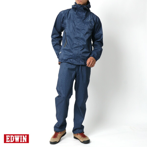 楽天市場 レインウェア 上下 メンズ Edwin エドウィン 除雪 雪かき 秋 防水 透湿 軽量 ストレッチ 上下セット Mru レインコート レインスーツ 雨具 カッパ 通勤 通学 自転車 バイク アウトドア 登山 キャンプ カモフラ 迷彩 Mru
