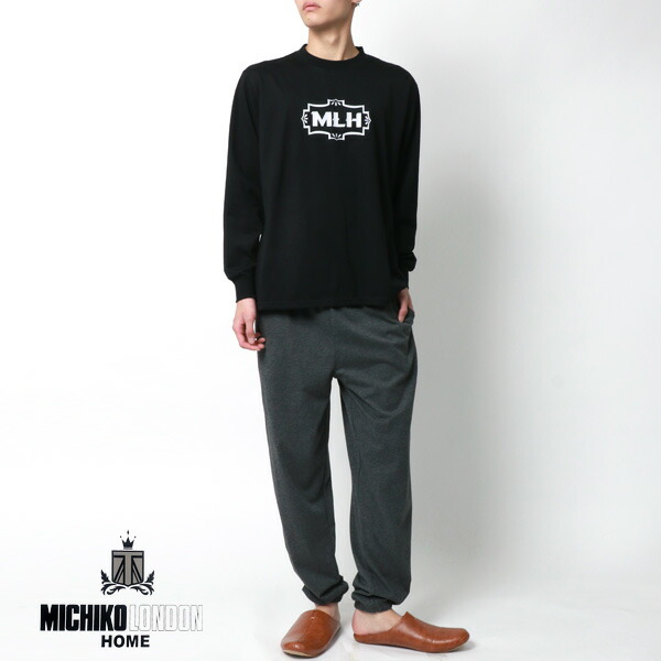 ルームウェア メンズ 30代 40代 50代 L Ll London M Michiko Mru Xl おしゃれ オシャレ スウェット スエット セットアップ パジャマ プリント ミチコ ロゴ ロンドン 上下 上下セット 冬 夏 大人 寝巻き 春 秋 部屋着 長袖