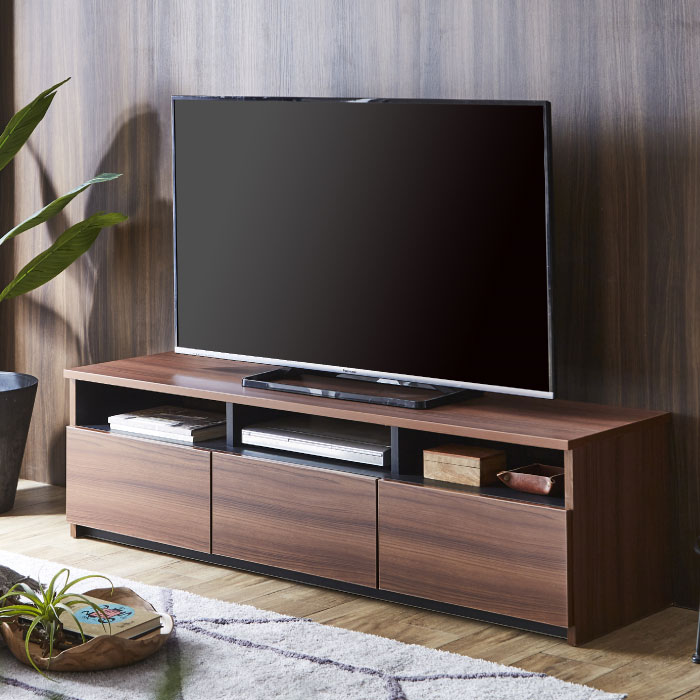 送料無料　国産　150テレビ台　完成品　3色対応　リビング収納　テレビ台　150センチ　安い　人気　シンプル　日本製　大川市　引出し3杯　ホワイト　ブラウン