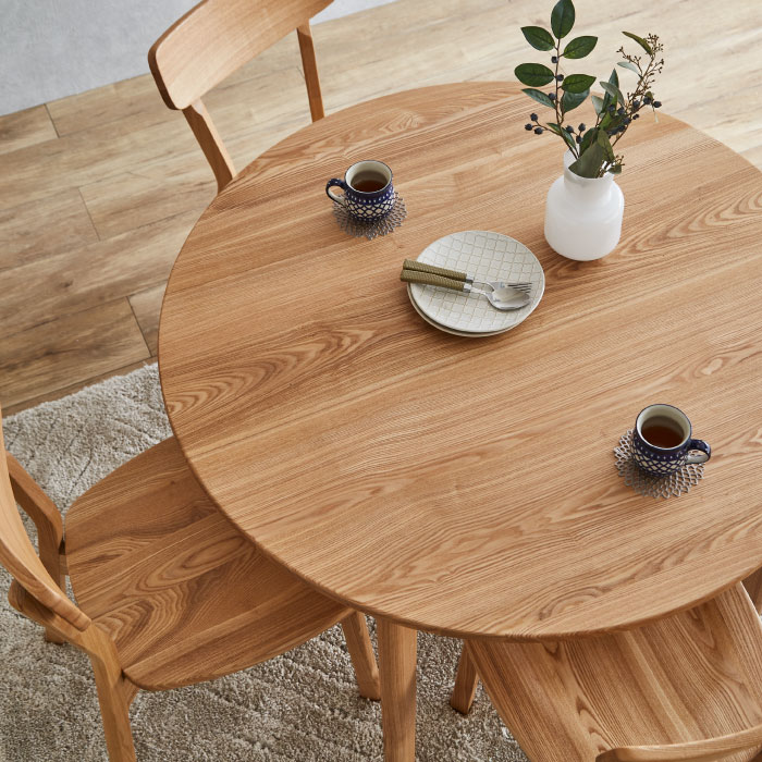 楽天市場】ダイニングテーブル ラウンドダイニングテーブル 円卓 円型