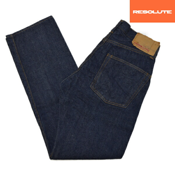 ★メンズ RESOLUTE710-94 RESOLUTE 66 model JEANS ONE WASH リゾルト 66モデル ジーンズ ワンウォッシュ